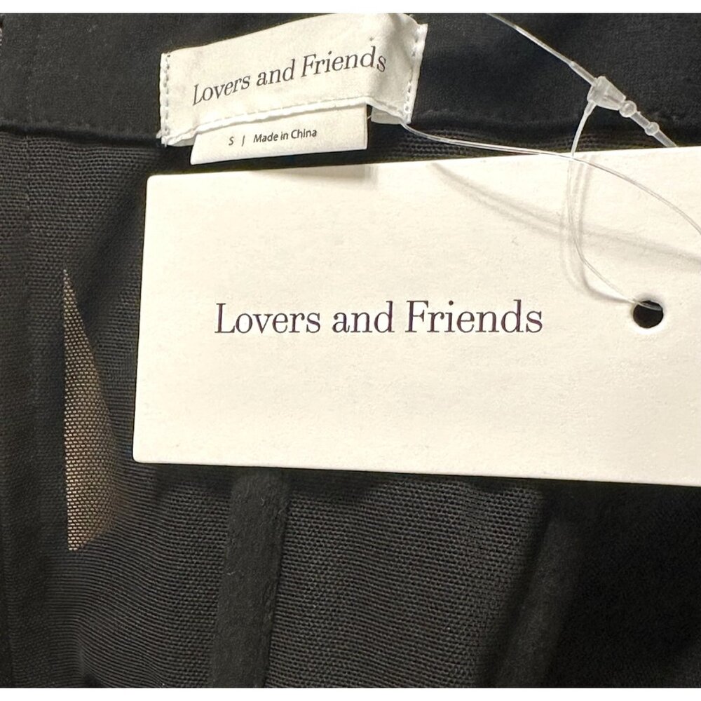 Lovers + Friends Alice Strapless Black/White Gown Small - Picture 9 of 10